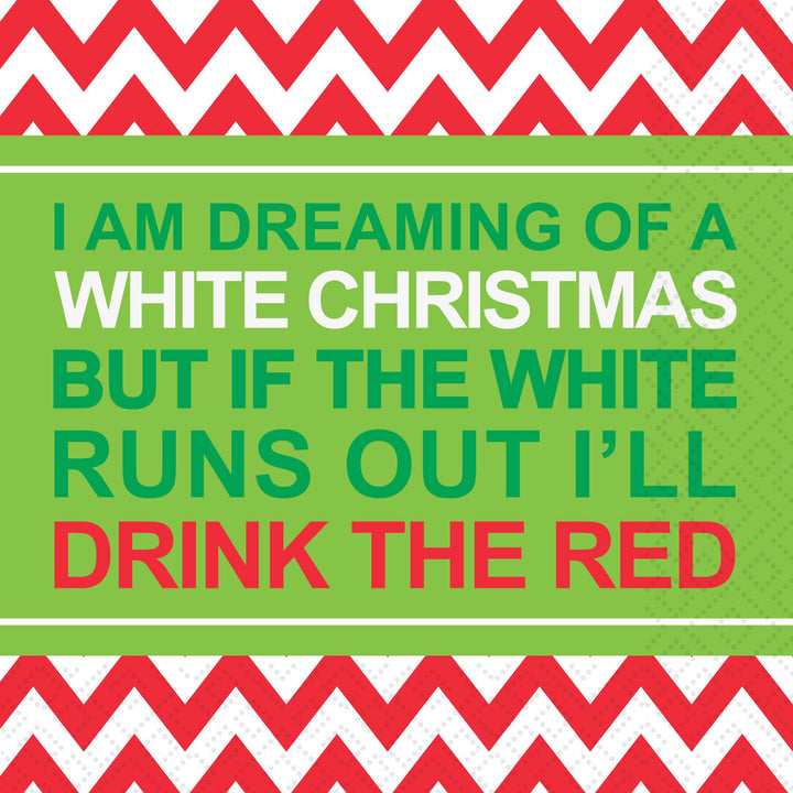 Drink Red Cocktail Napkin