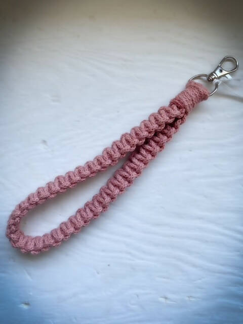 Macrame Wristlet - 7