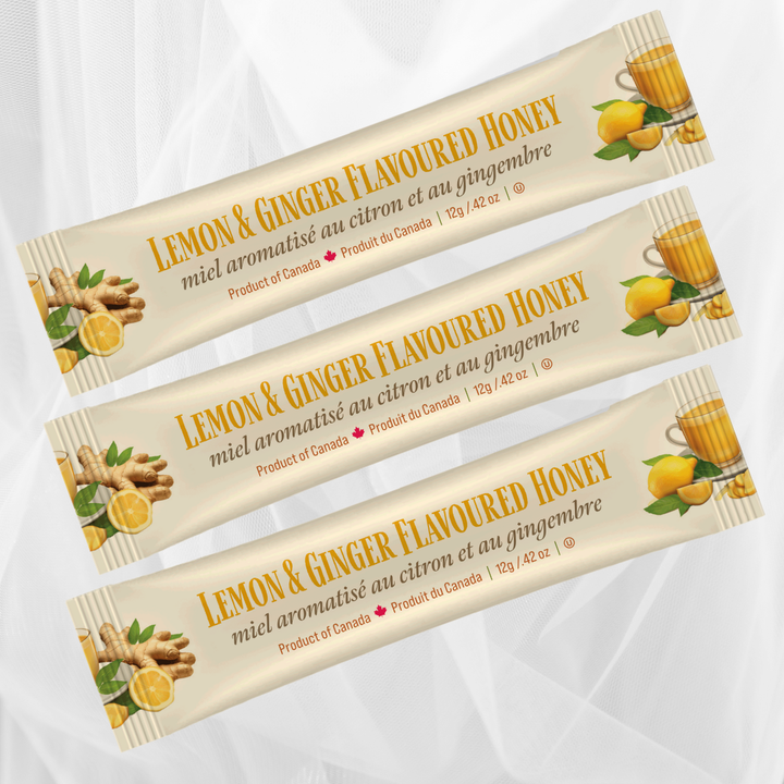 Lemon + Ginger Mini Squeeze Honey Pack