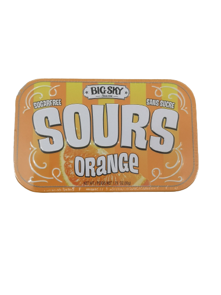 Orange Sours Sugar Free Mints