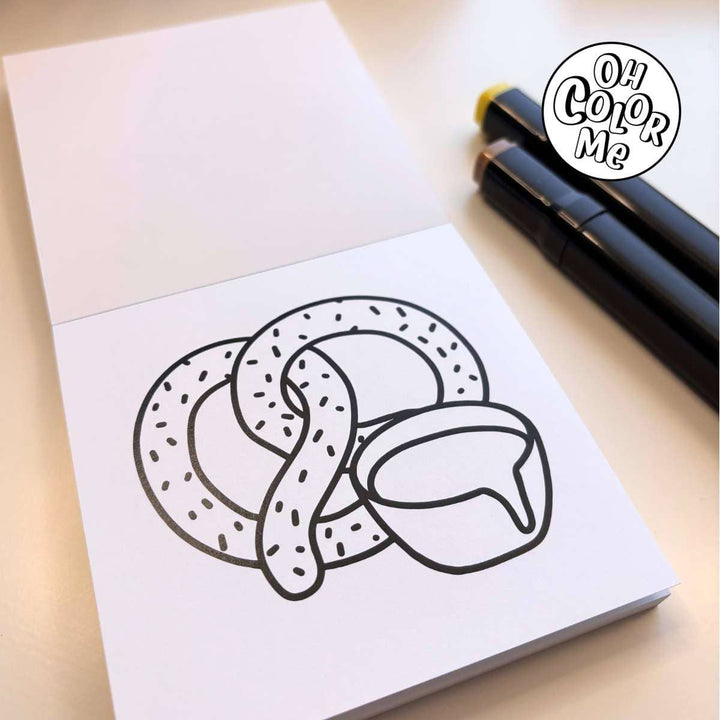 Sweet + Salty Mini Colouring Book