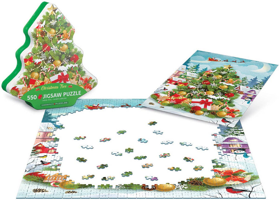 Christmas Tree Tin Puzzle