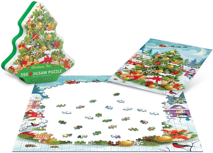 Christmas Tree Tin Puzzle