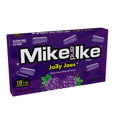 Mike and Ike Jolly Joes Grape Theater Box