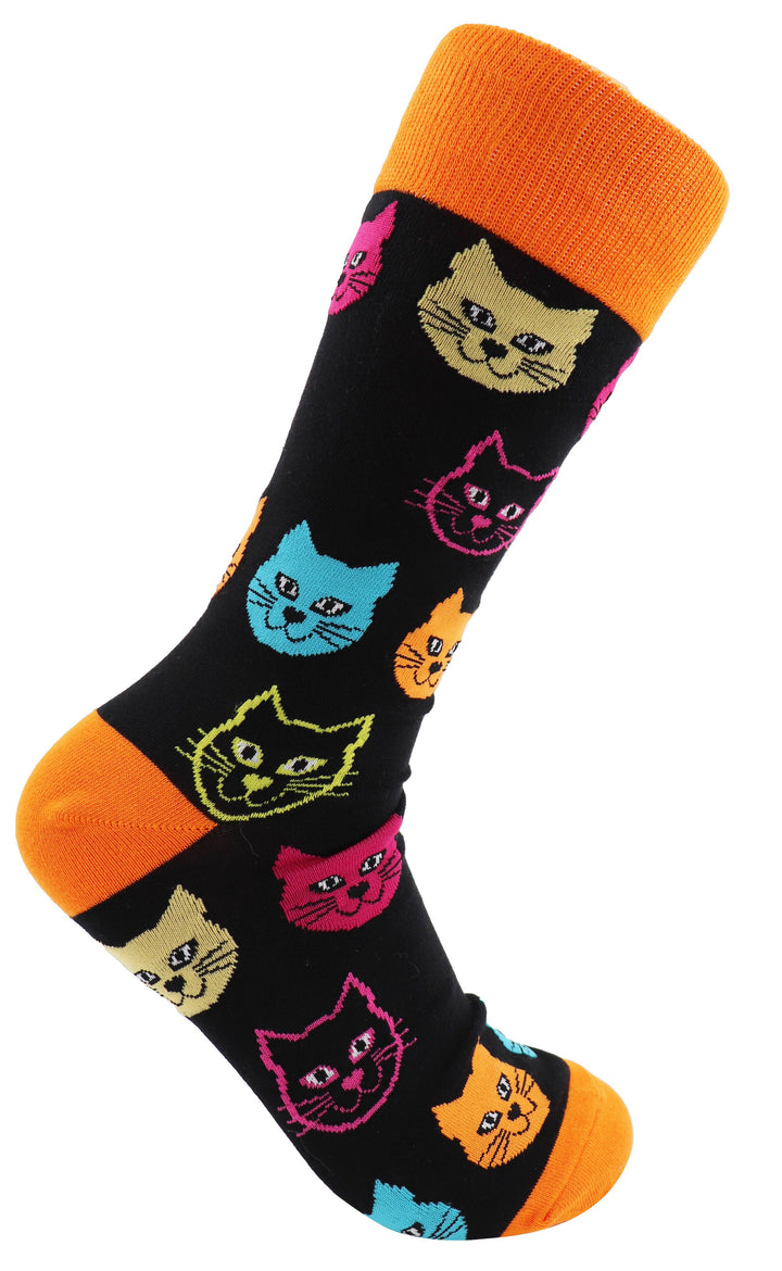 Cat Face Unisex Novelty Socks