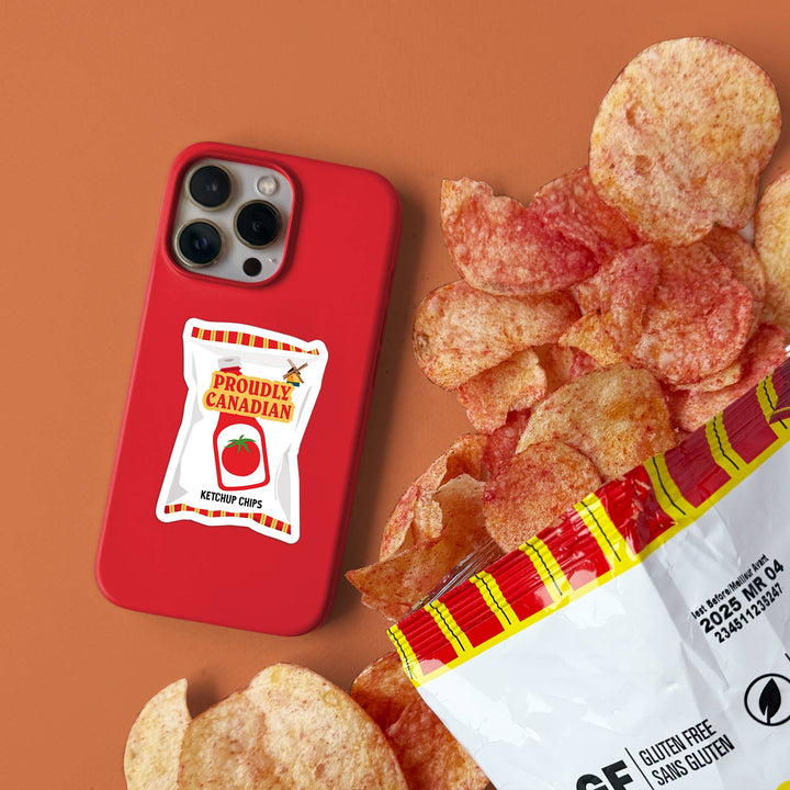 Ketchup Chips Sticker