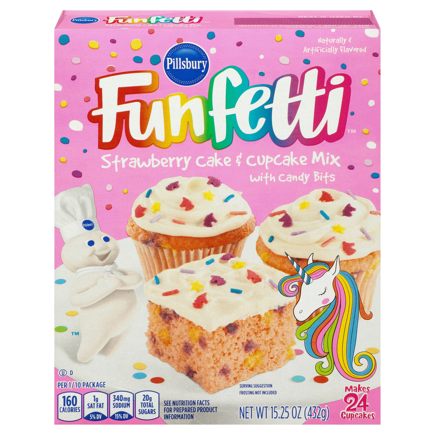 Funfetti Strawberry Cake Mix