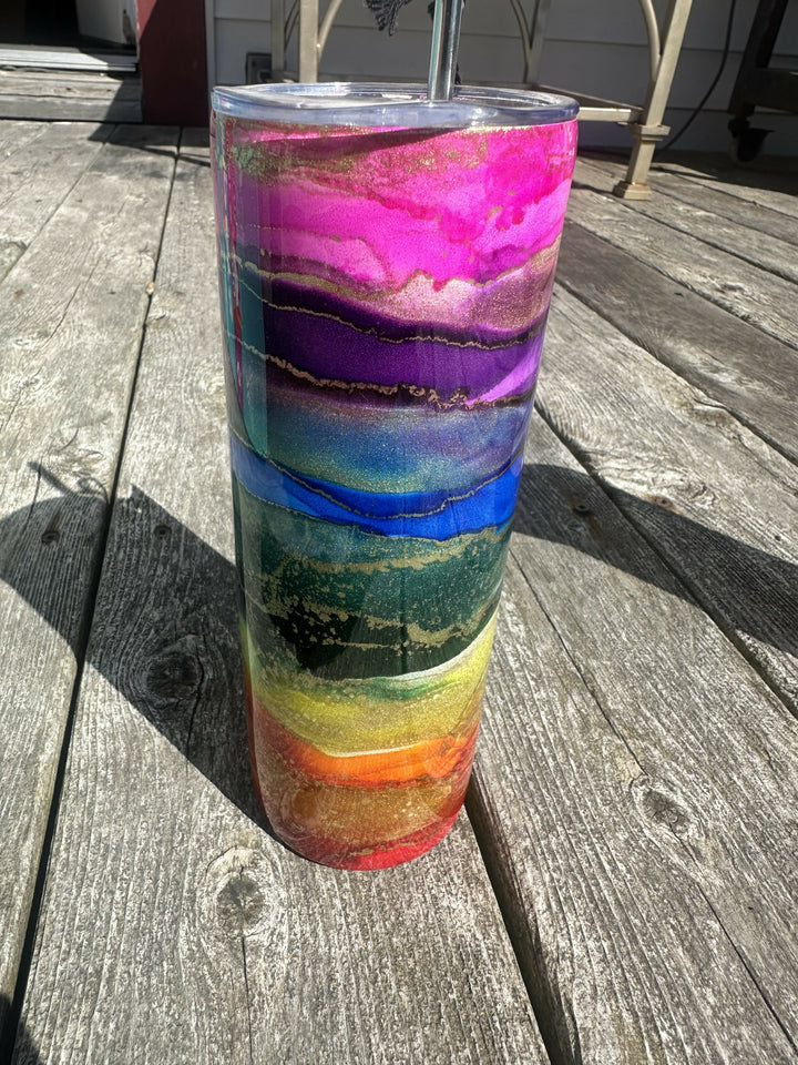 Skinny Chakra Style Tumbler