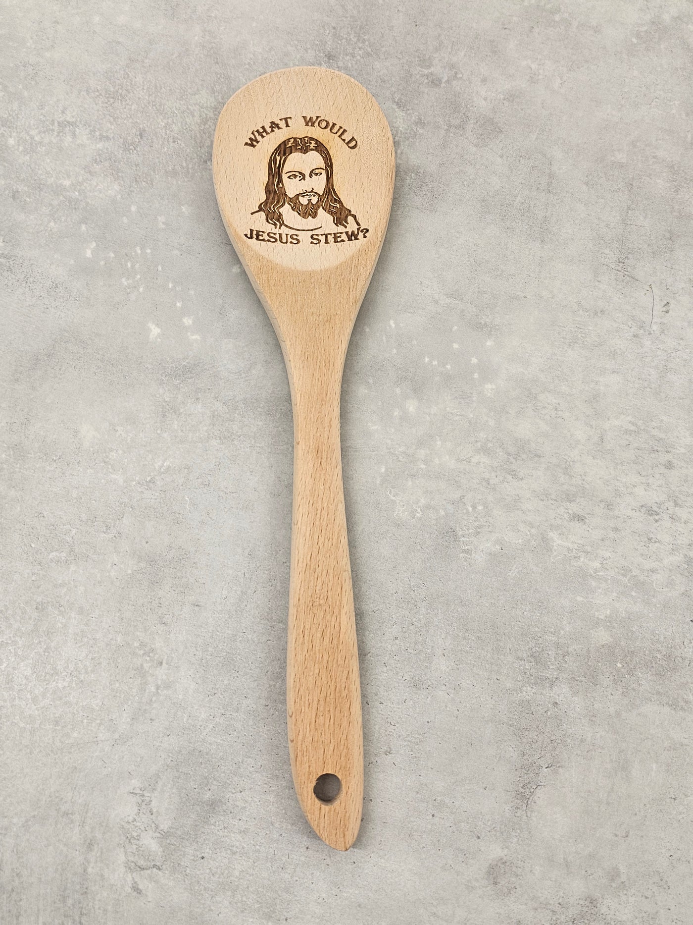 What Would Jesus Stew? Wooden Spoon