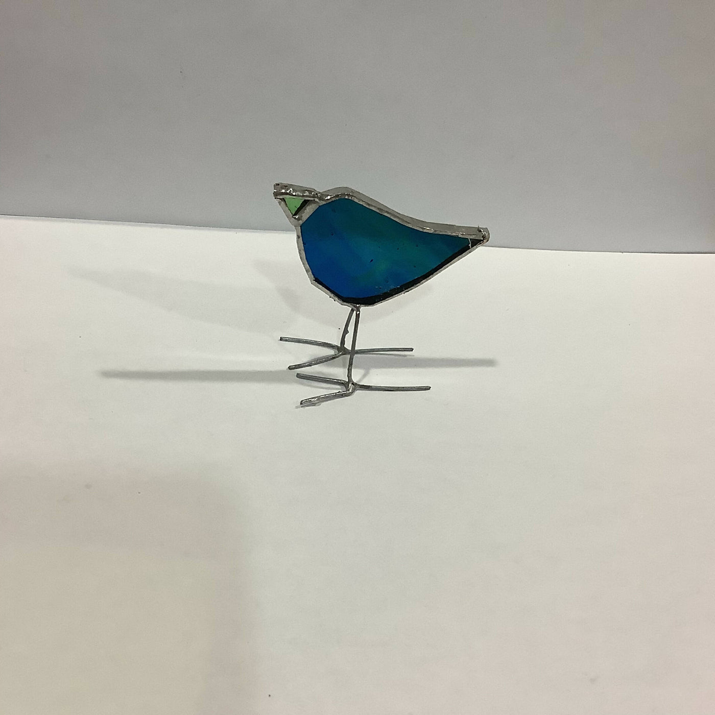 Standing Stained Glass Bird