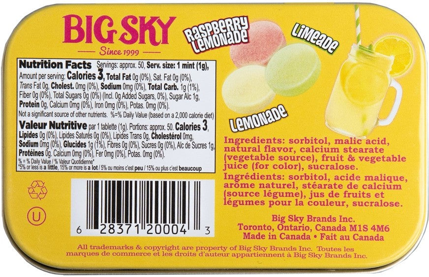 Lemonade Stand Sugar Free Mints