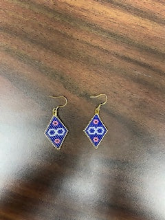 Métis symbol earrings