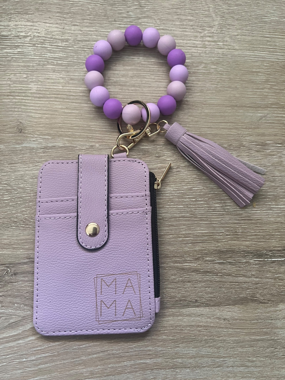 MAMA Wallet Wristlet Keychain
