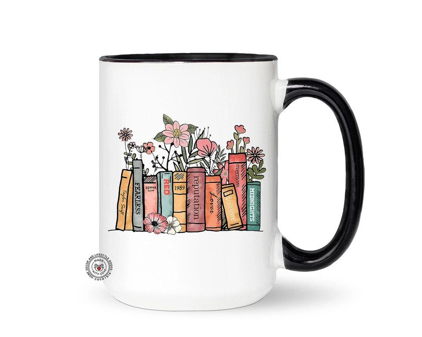 Taylor's Album Books Mug