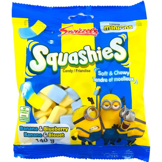 Banana + Blueberry Minion Squashies