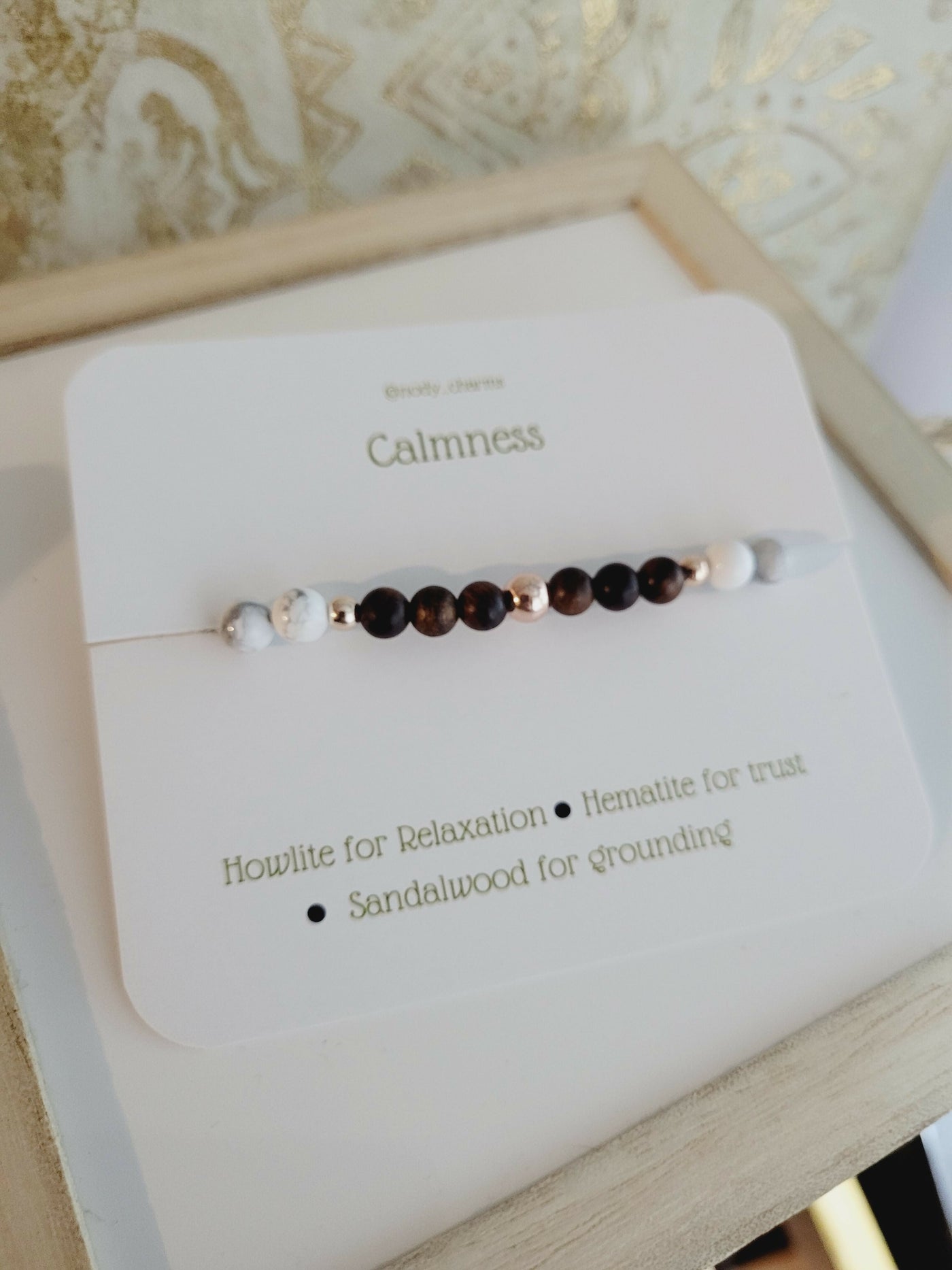 Calmness Beaded Bracelet - 1