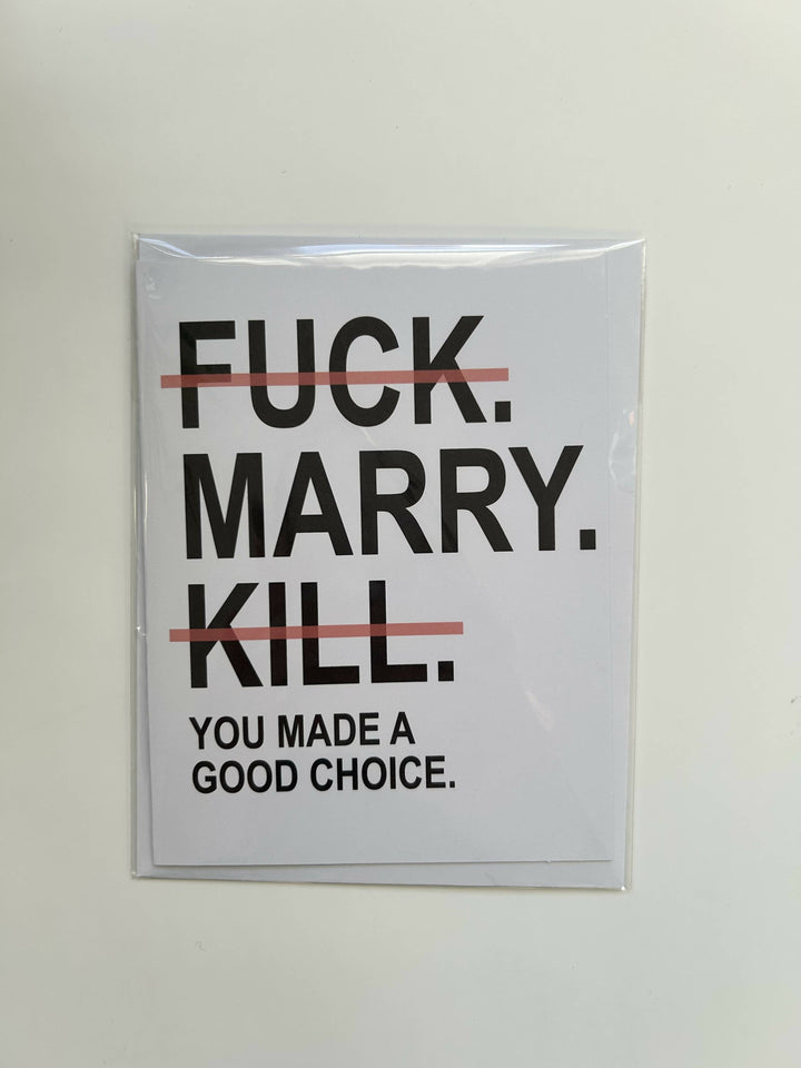 Fuck Marry Kill Card - 2