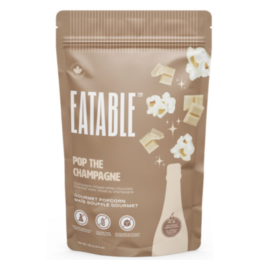 Pop the Champagne Gourmet White Chocolate Popcorn