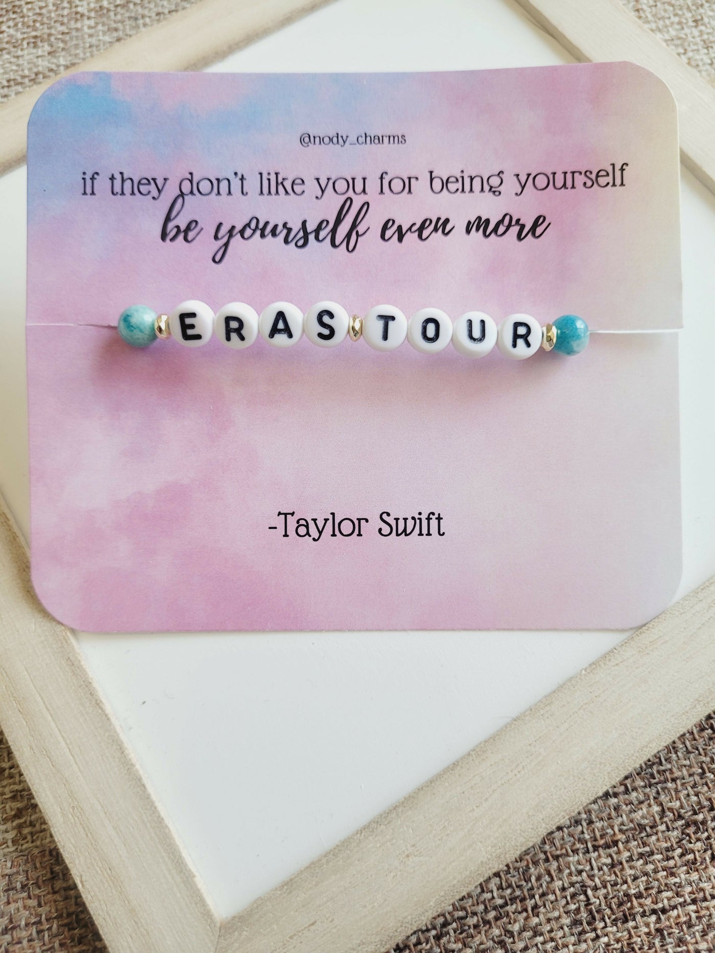 Taylor Swift Beaded Bracelet