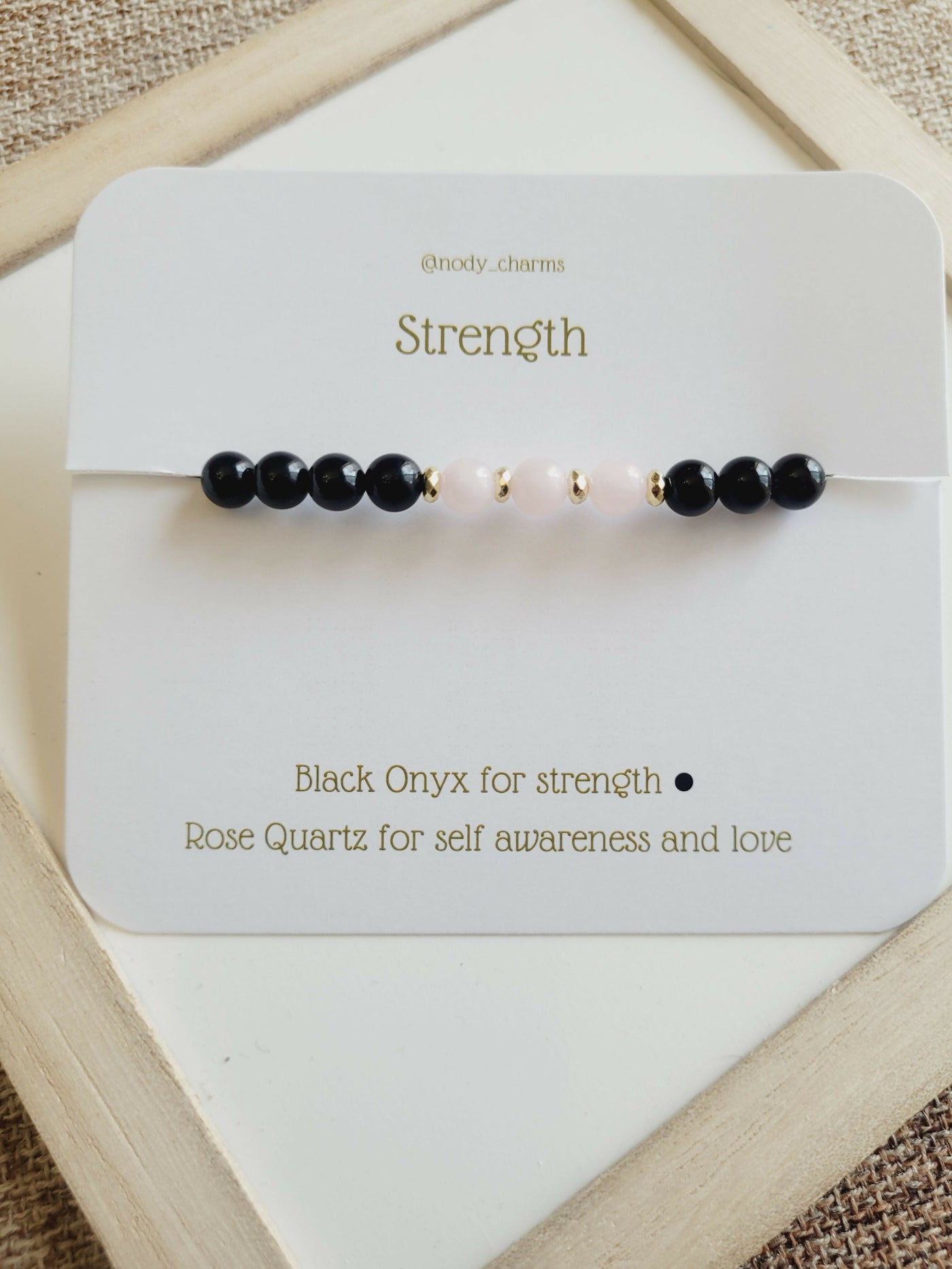 Strength Beaded Bracelet - 1