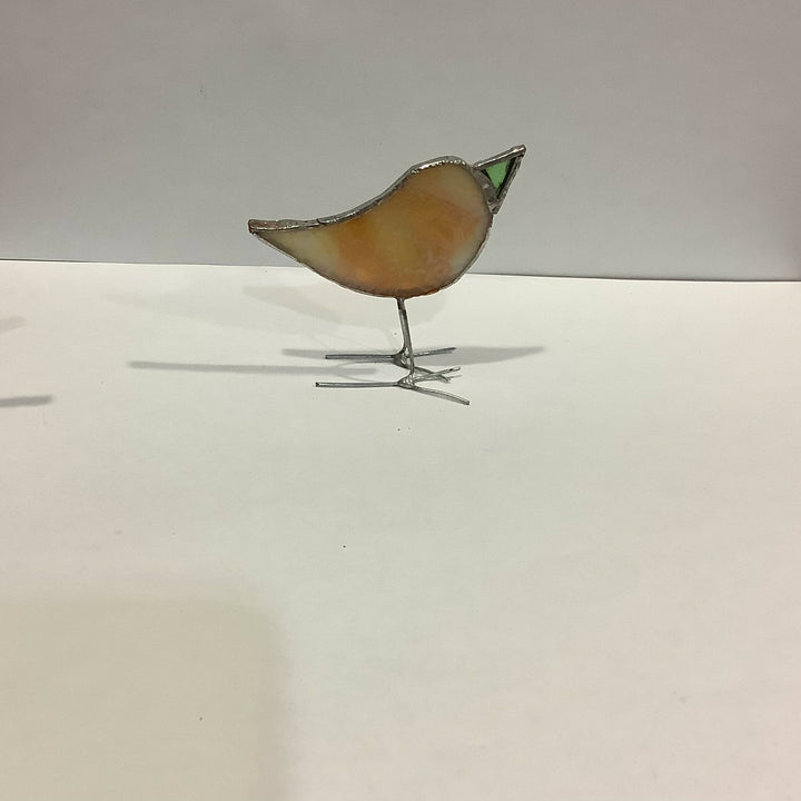 Standing Stained Glass Bird