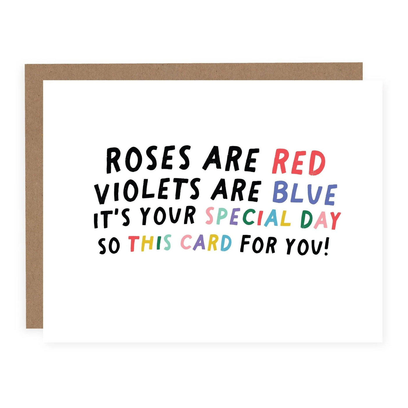 Roses are Red Birthday Card