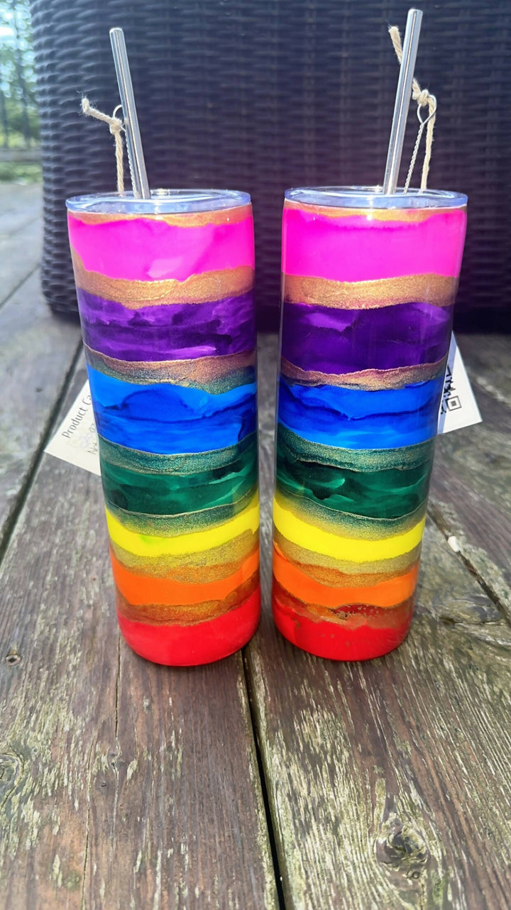 Skinny Chakra Style Tumbler