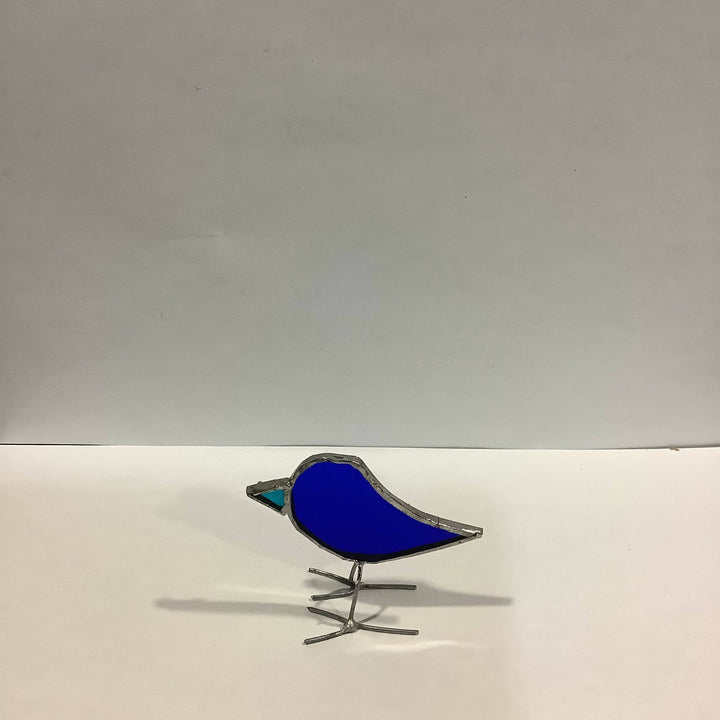 Standing Stained Glass Bird