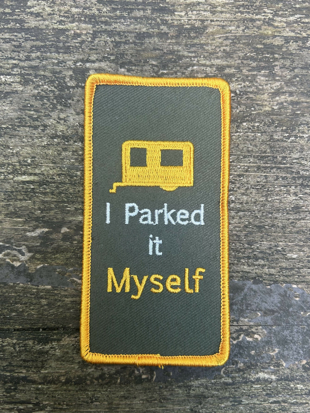 Parked it myself embroidered patch - 1