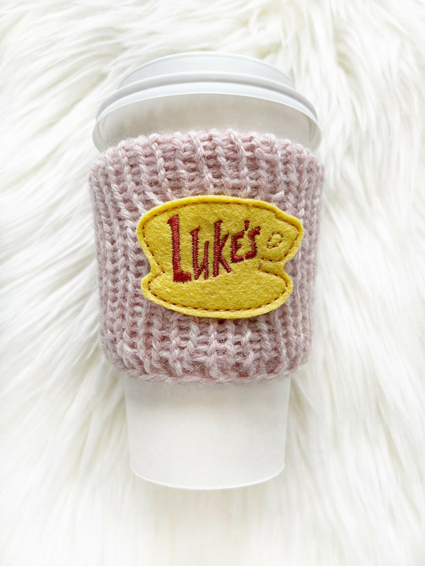 Blush Diner Fan Cup Cozy