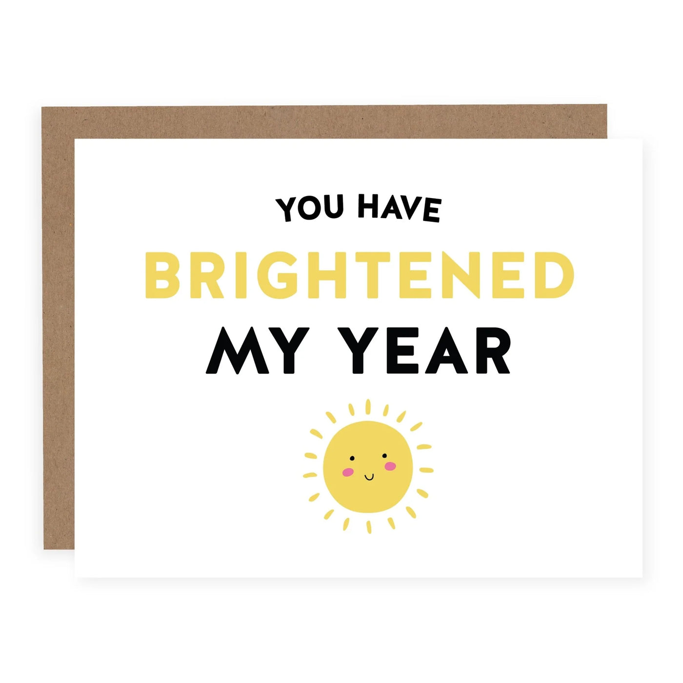 Brightened my Year Card