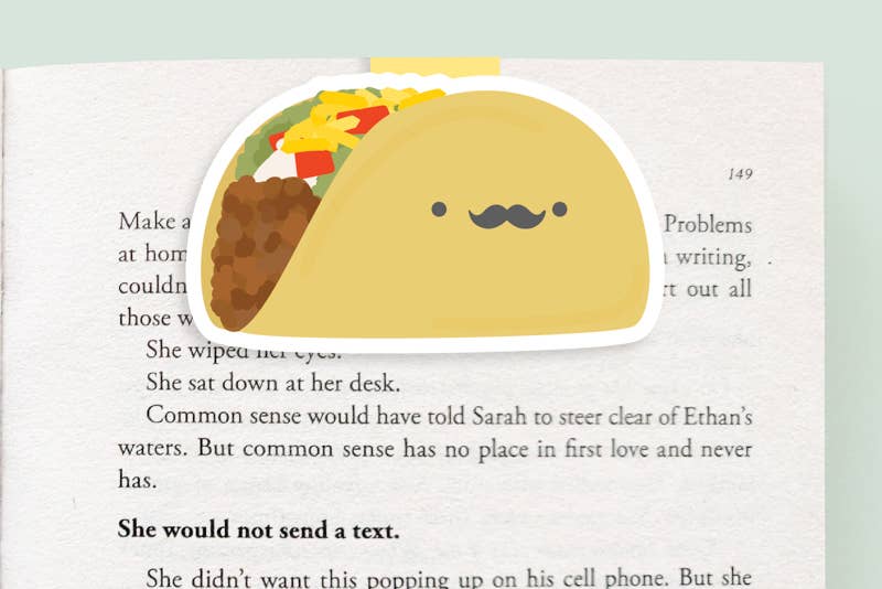 Taco Magnetic Bookmark