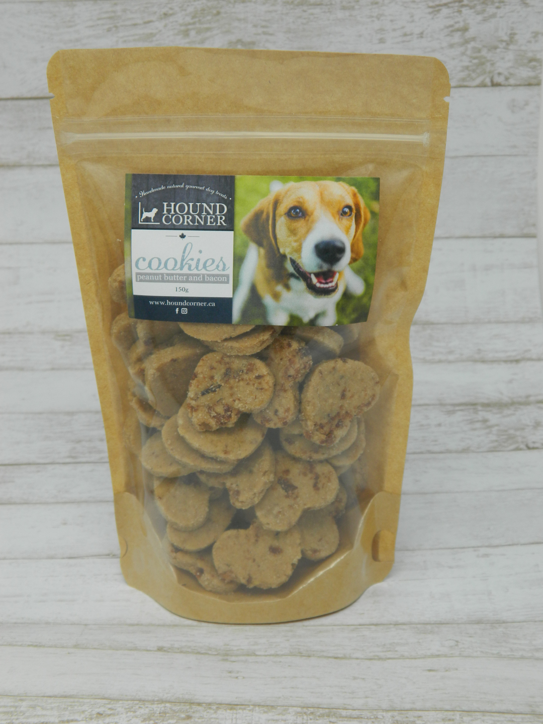 Peanut Butter Bacon Dog Treats