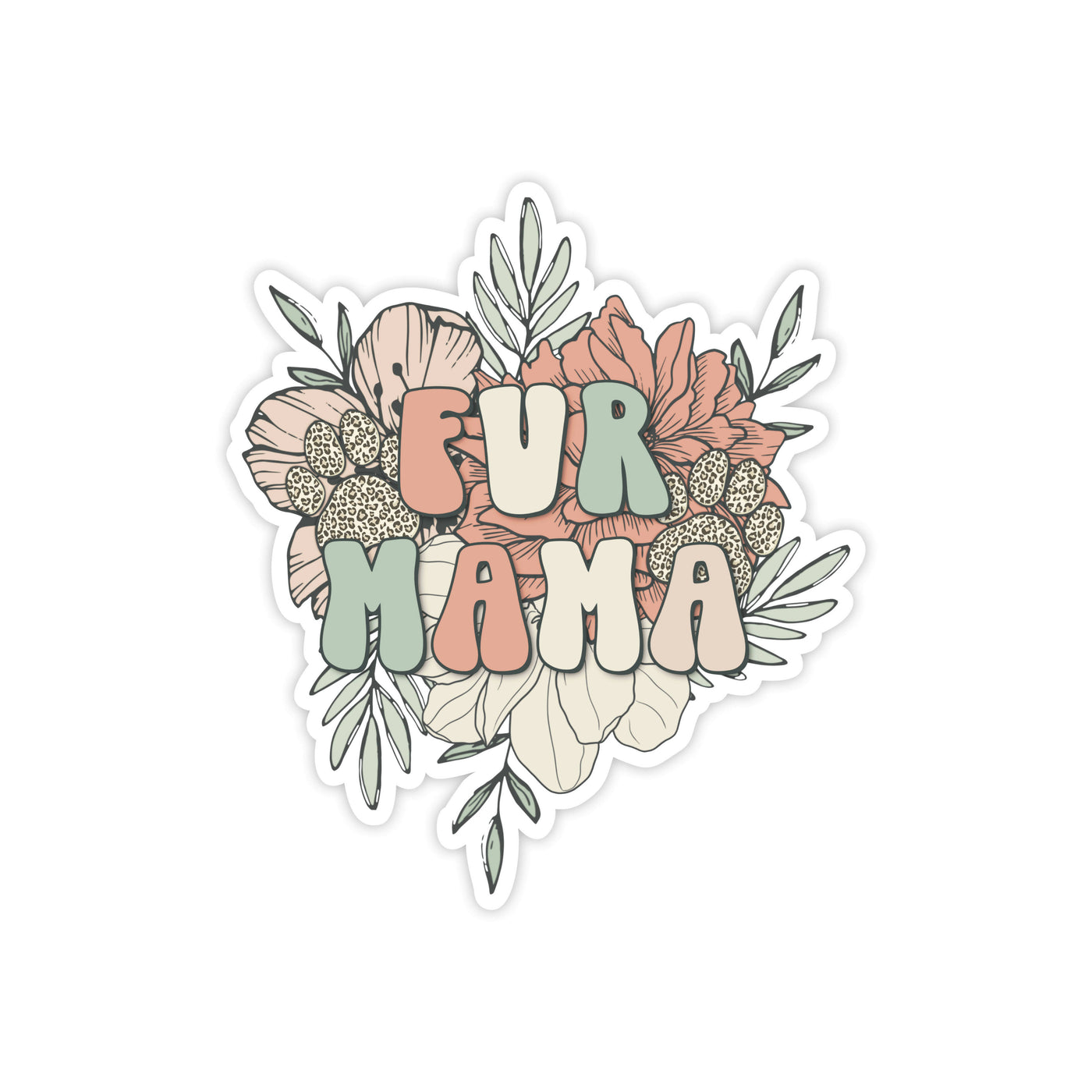 Fur Mama Sticker
