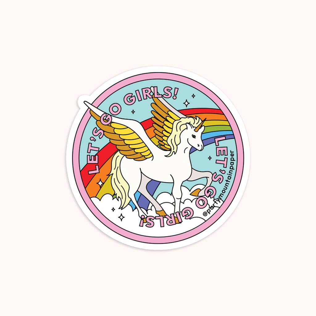 Unicorn Rainbow Sticker