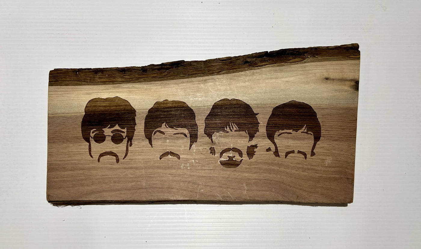 The Beatles Silhouette Plaque