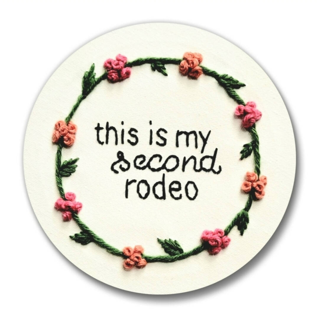 2nd Rodeo | Embroidery magnet