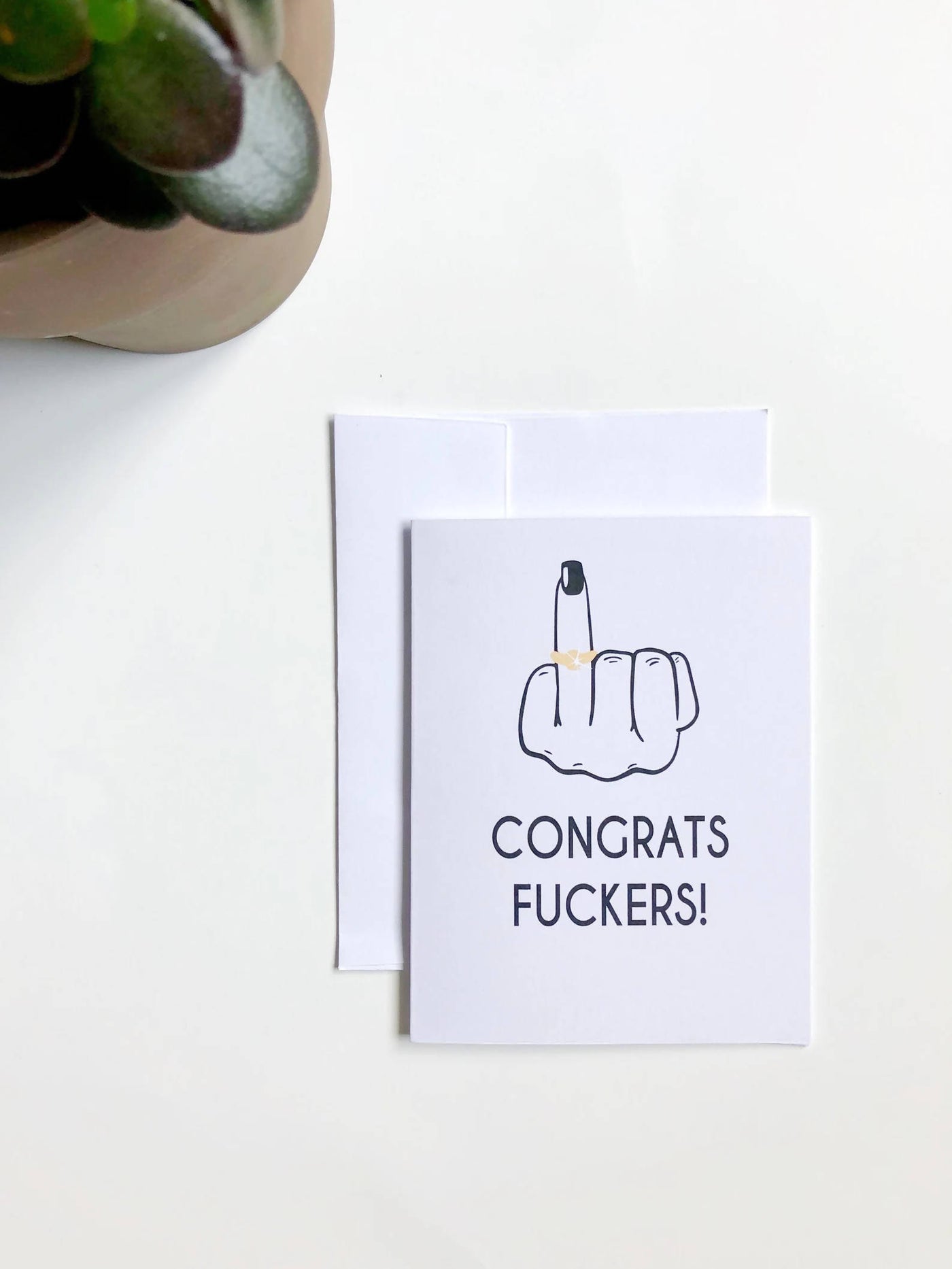 Congrats Fuckers Card