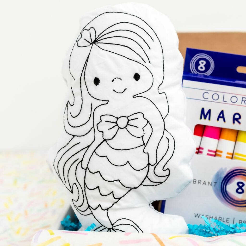 Mermaid Colouring Doll