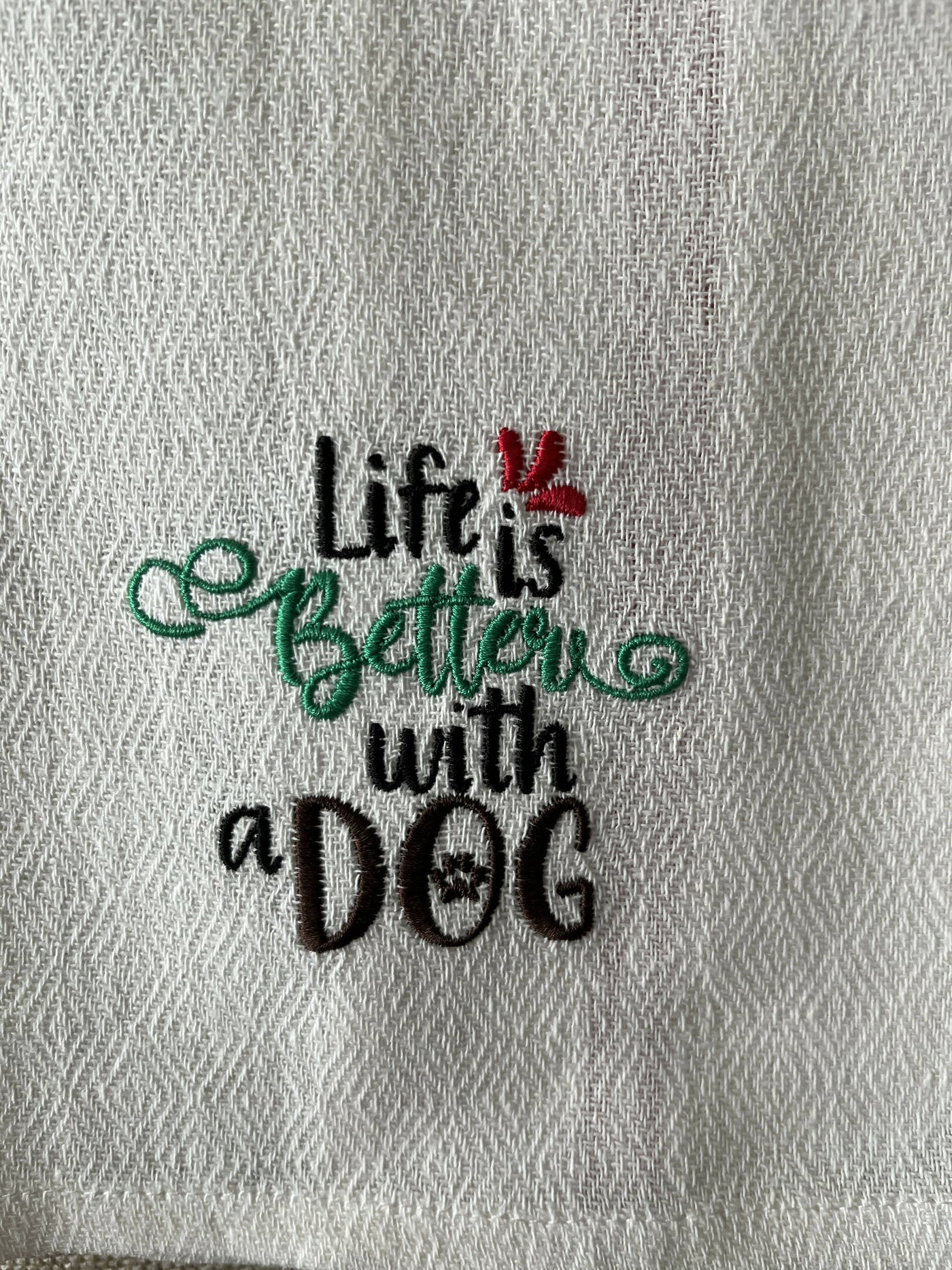 Life with a Dog Tea Towel