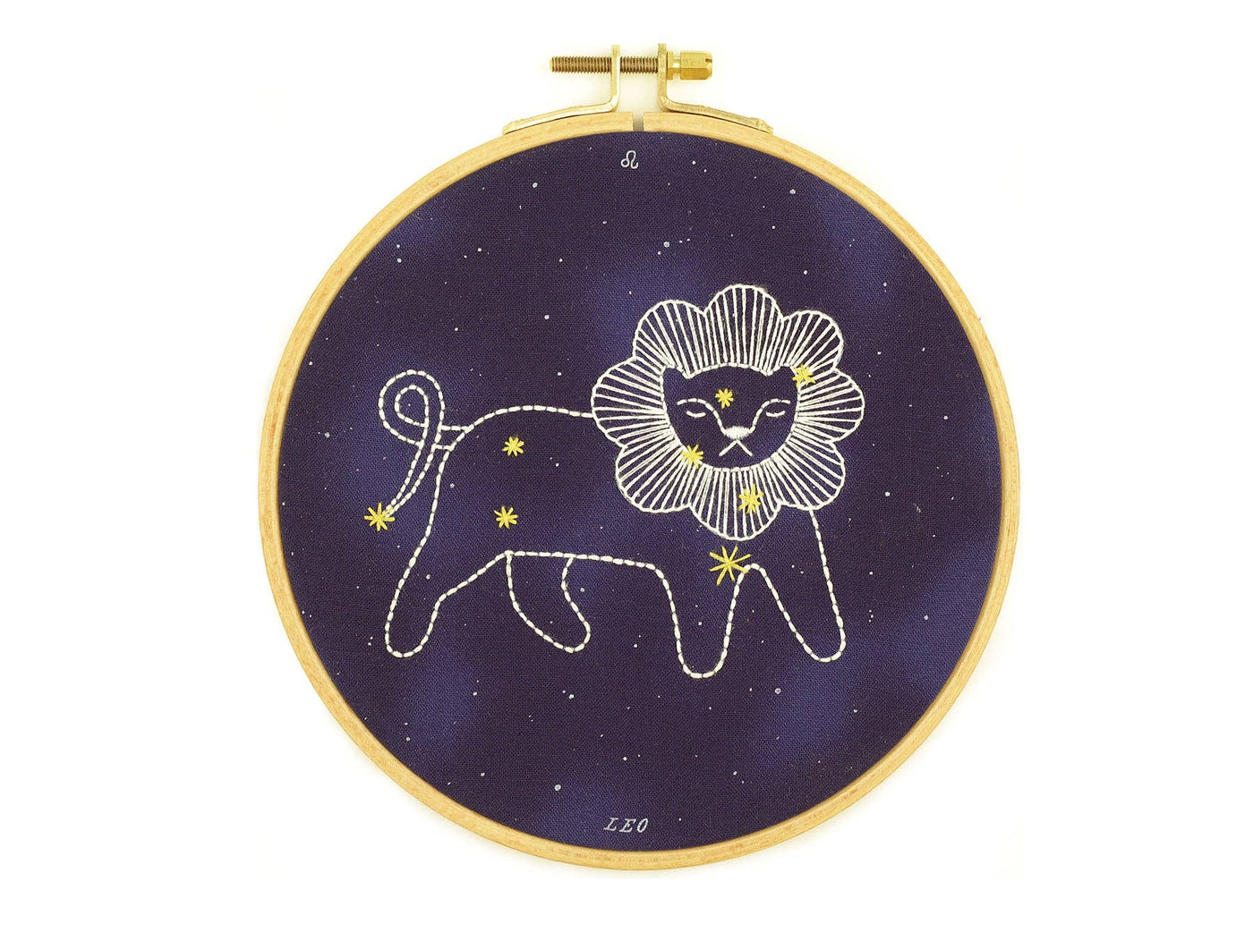 Leo Embroidery Kit