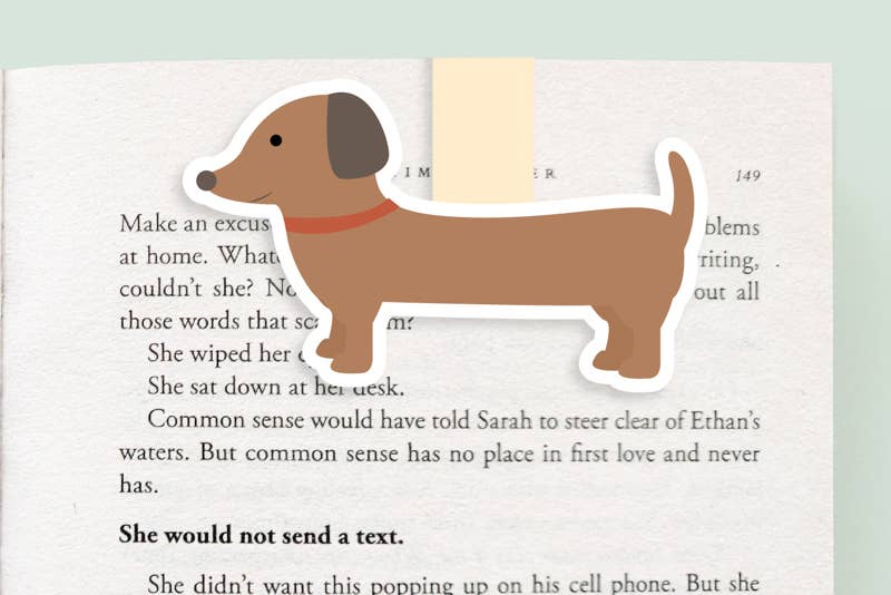 Dachshund Magnetic Bookmark