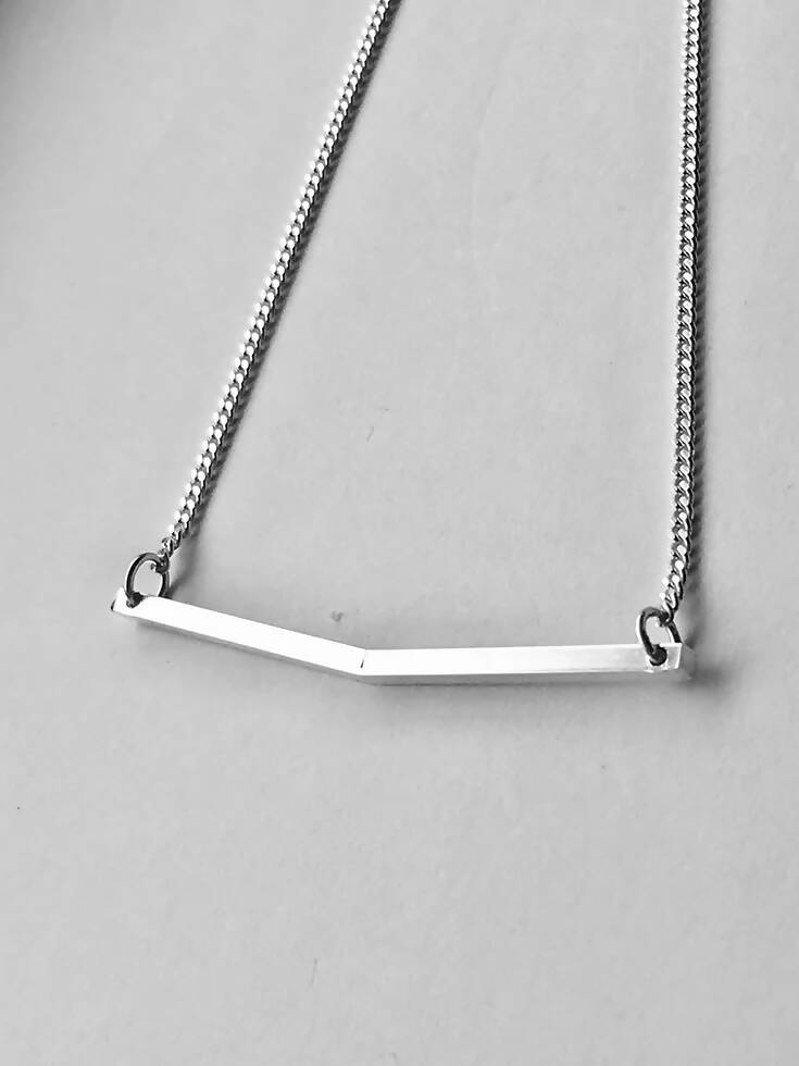 Angled Bar Necklace