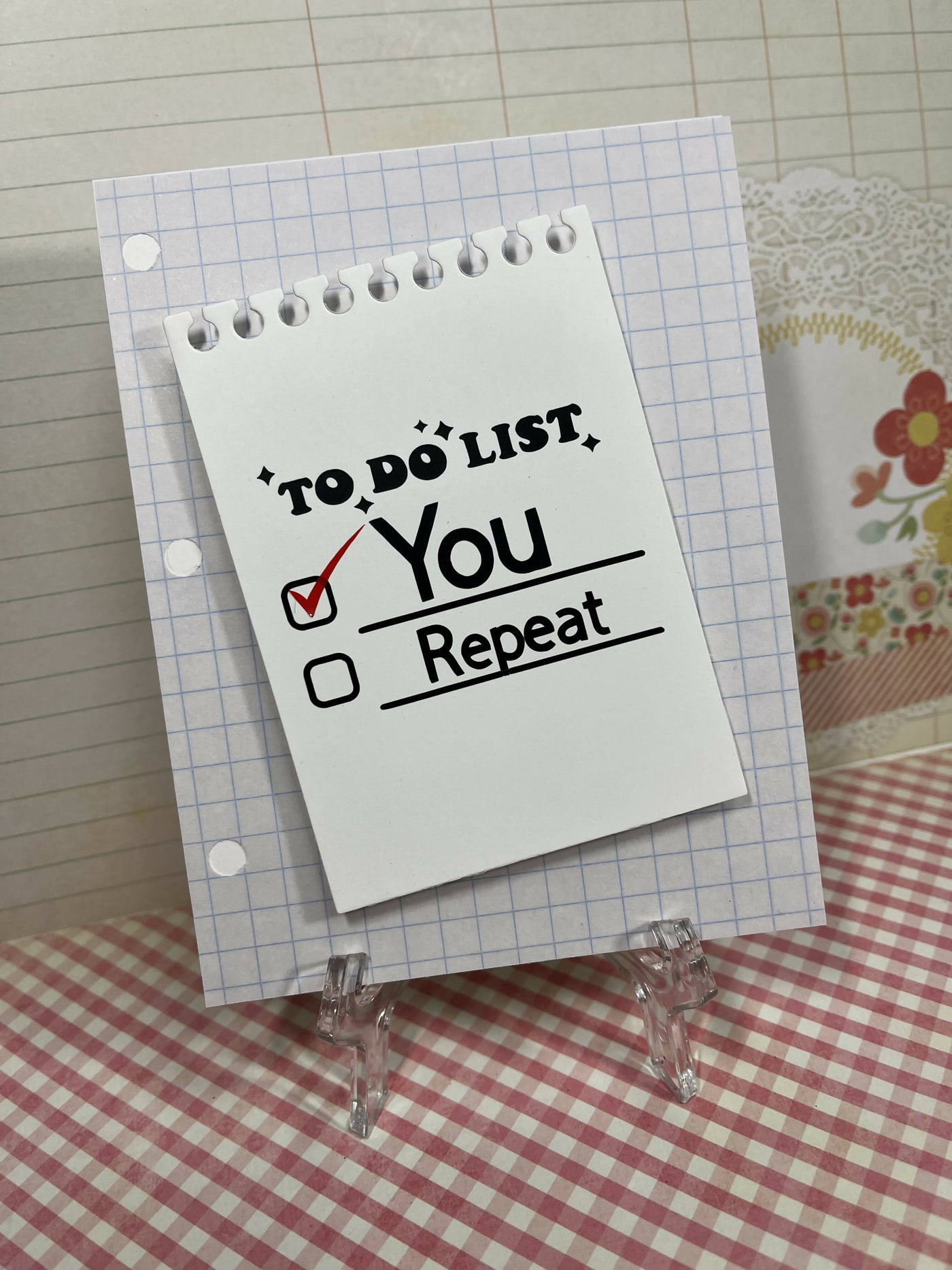 To Do List - You - Valentine’s Day Card