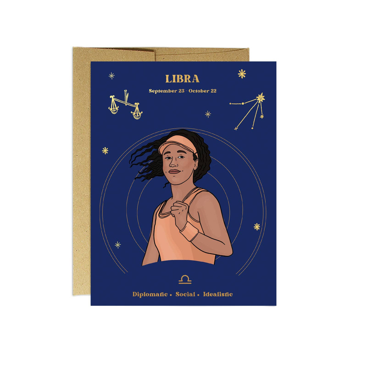 Pop Culture Zodiac Birthday Card | Libra
