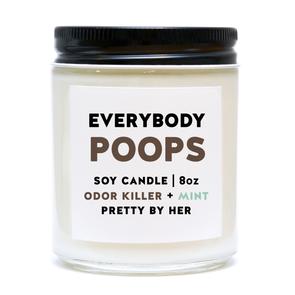 Everybody Poops Candle