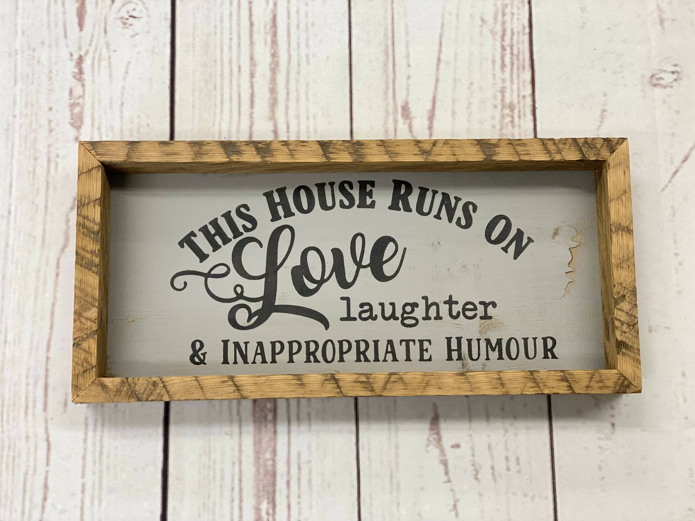 Love and Laughter Sign