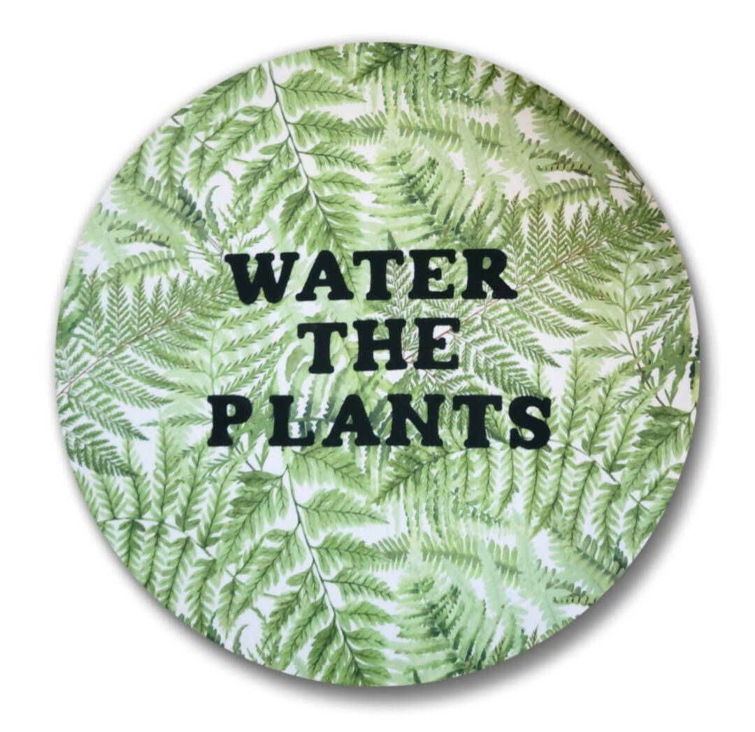 Water the plants | Embroidery magnet