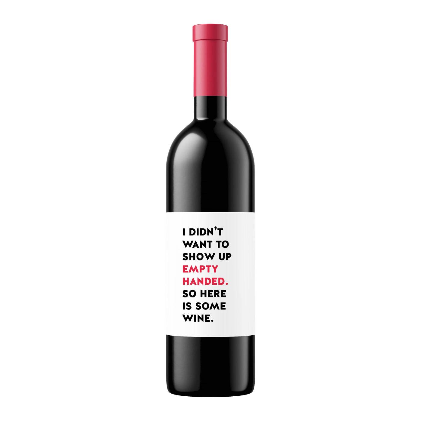 Empty Handed Wine Label