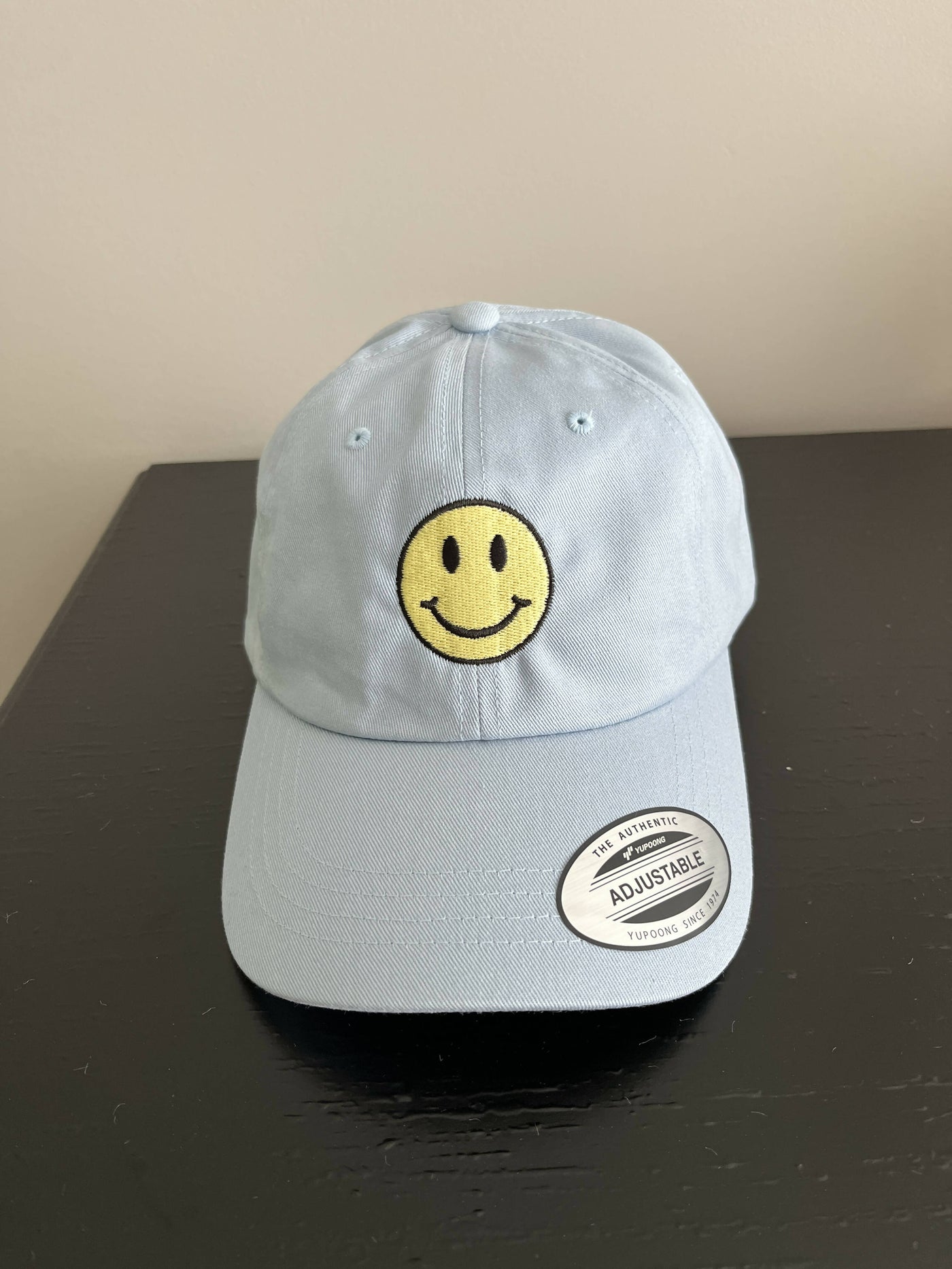 Smiley Face Embroidered Hat